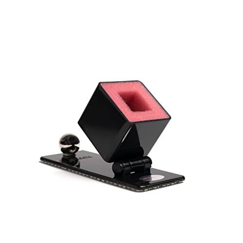 Tippur Nail Polish Holder - Easy Use Nail Polish Holder for a Salon Perfect Finish - Comes in 6 Great Colors - ( BLACK )