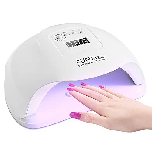 Nail Dryer, 36 Led Lights,Nail Lamp Professional Nail Light for Gel Polish Dryer, Automatic Sensor 4 Timers Portable Acrylic Gel Nail Light Home Use Large Space Led Lamp for Gel Nails