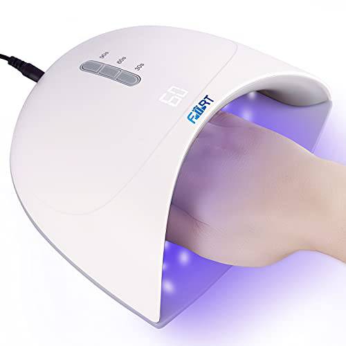 FORT UV Light for Nails, LED Gel Nail Lamp, Nail Lamp with Sensor 3 Timers, Professional Nail Dryer Gel Polish Light for Gel Nails Polish Manicure Professional Salon 36W