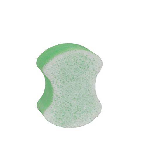 Spongeables Pedi Scrub Foot Buffer, Desert Flower Scent, Contains Shea Butter and Tea Tree Oil, 20+ Washes, Green