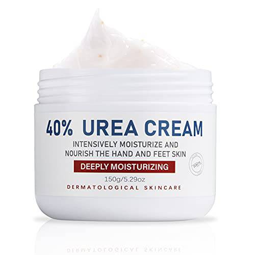 OUKEYA Urea Cream 40 Percent, Urea Foot Cream for Dry Cracked, 40 per Urea Lotion for Feet Maximum Strength