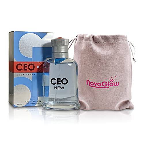 Ceo New - Eau De Toilette Spray Perfume, Fragrance For Men - Daywear, Casual Daily Cologne Set with Deluxe Suede Pouch- 3.4 Oz Bottle- Ideal EDT Beauty Gift for Birthday, Anniversary