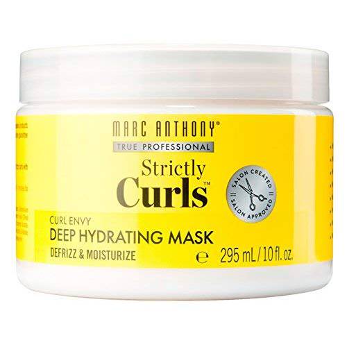 Marc Anthony Strictly Curls Deep Hydrating Mask 10 Ounce Jar (295ml) (2 Pack)