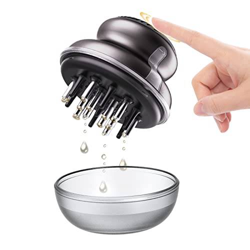 Scalp Applicator, Kimairay Oil Applicator Bottle Comb for Hair Care, Medicine Scalp Head Fluid Brush, Essential Oil Hair Treatment Device, Suitable for Home and Travel