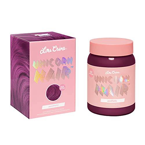 Lime Crime Unicorn Hair Dye Full Coverage, Chocolate Cherry (Burgundy Red) - Vegan and Cruelty Free Semi-Permanent Hair Color Conditions & Moisturizes - Temporary Red Hair Dye With Sugary Citrus Vanilla Scent