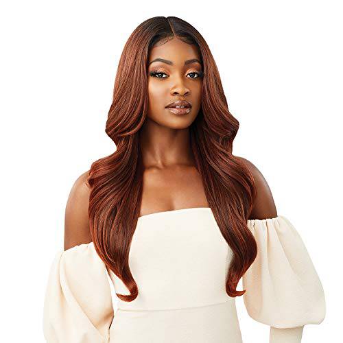Outre melted Hairline Lace Front Wig Frontal Effect Hairline HD Transparent Lace SERAPHINE (1B)