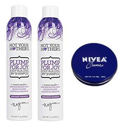 Not Your Mother’s 2 Pack Plump For Joy Body Building Dry Shampoo 7 Oz.+ Travel Size Body Cream 1 Oz.