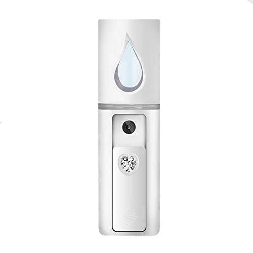 Nano Mist Sprayer - Makina Usb Charging Handheld Facial Beauty Skin Care Products Big Water Tank Ultrasonic Moisturizing Mini Nano Mister (L2White)