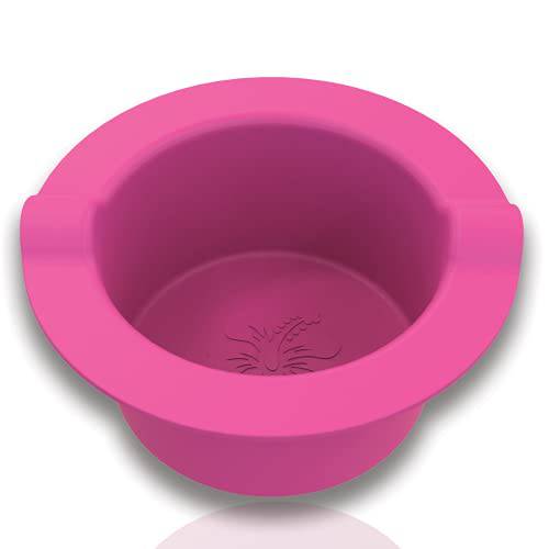 KoluaWax Wax Warmer Silicone Bowl Replacement – Reuse Melted Hard Wax Beans and Reduce Waste – Heat Safe, Non-stick, and Easy Clean Liner – Compatible with 16oz Electric Waxing Kits