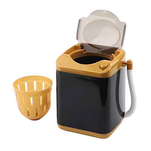 Framendino, Black Makeup Brush Sponge Washing Machine Comes with Bucket Automatic Drying Makeup Brush Sponge Puff