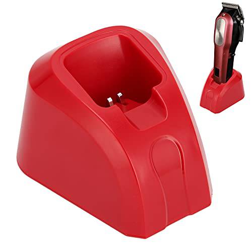 Electric Hair Clipper Charging Stand, Charging Base Charger Stand Replacement Accessory Fit for 8148/8164/8504/8509 /8591/81919/2240/2241 Series Electric Hair Clipper(red)