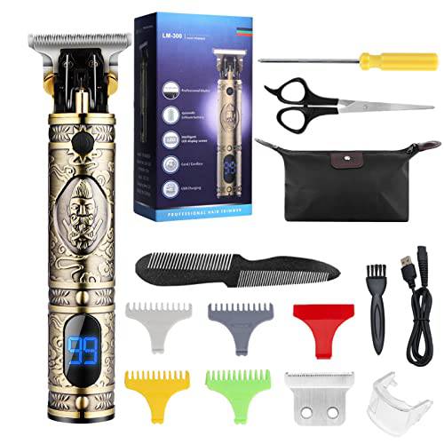 Dumite Hair Clippers for Men, Cordless Beard Trimmer T Blade Hair Trimmer,Professional Mens Hair Cutting Kit with Guide Combs, Gifts for Men