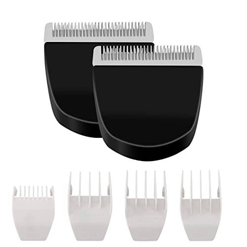 2 Pack Black Professional Peanut Clipper/Trimmer Snap On Replacement Blades 2068-300-Fits Compatible with Professional Peanut Hair Clipper