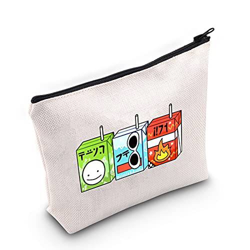 TOBGBE Dream Team Juice Boxes Makeup Bag Gamers Gift Game Lover Cosmetic Bag ( Juice Game)