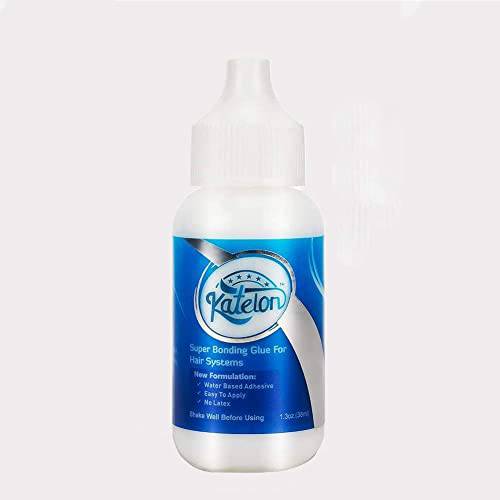 Wig Glue for Front Lace Wig Waterproof Hair Replacement Adhesive Lace Front Glue Bold Hold Lace Glue for Wigs Hair Glue for Lace Wigs Strong Hold Glue for Wigs Hairpiece Human Hair（1 Bottle Wig Glue）