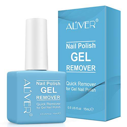 Gel Nail Polish Remover, 2-3 Minutes Quick & Easy Nail Polish Remover - Safe, Non-Irritating Odor, No Need For Foil, Soaking Or Wrapping, 0.5 Fl Oz