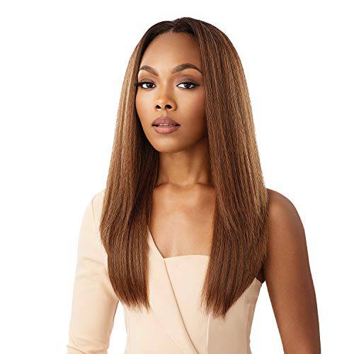 Outre Quick Weave Self Styled in 60 Seconds Neesha Soft & Natural New Half Wig Cap Laysflat Requires Less Leave Out NEESHA H302 (1B)