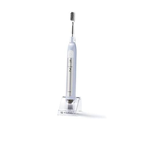 Soladey Rhythm 2, Ionic Power Electric Toothbrush, Solar Panels and TiO2 Semiconductor ( Ice Blue ), Ready to use Ionic Toothbrush