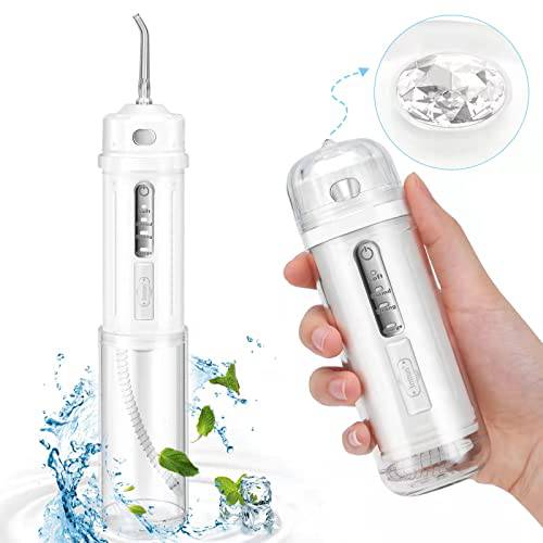IMTUN Water Flosser Cordless, Portable Oral Irrigator, Electric Mini flosser, 3 Modes & IPX7 Waterproof, Home & Travel Water Picks for Teeth Cleaning