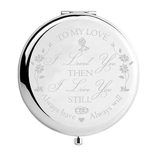 ALOVEA Wife Gifts from Husband Birthday Valentines Day Anniversary, for Wife, Girlfriend Gift Ideas for Christmas, Engraved Wedding Present for Her (to My Love)