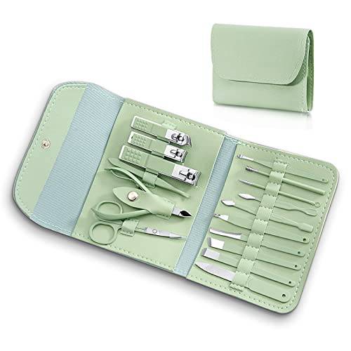 CGBE Manicure Kit, Christmas Gift Nail Care Kit 16 In 1 Manicure Kit, Professional Nail Kit For Pedicure & Manicure, Pedicure Tools With Toenail Clippers And Fingernail Clippers