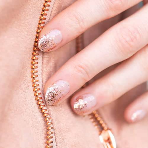 Coming Up Rose Gold Nail Polish Strips by Color Street