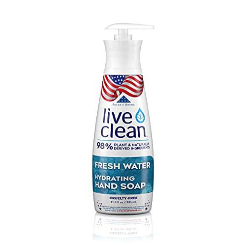 Live Clean Fresh Water Moisturizing Liquid Hand Soap 11.3oz