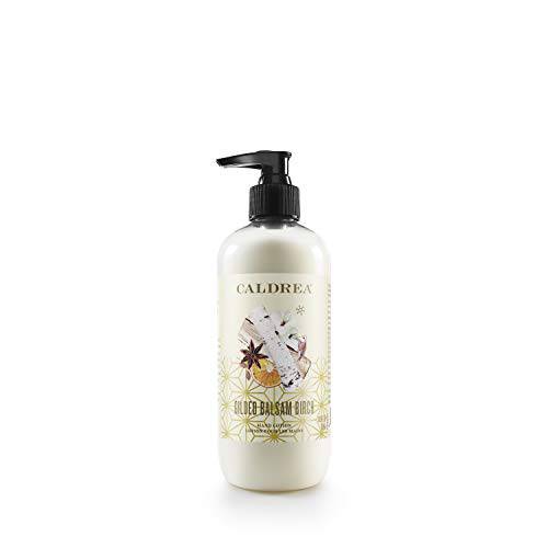 Caldrea Hand Lotion, For Dry Hands, Made with Shea Butter, Aloe Vera, and Glycerin and Other Thoughtfully Chosen Ingredients, Gilded Balsam Birch Scent, 10.8 oz