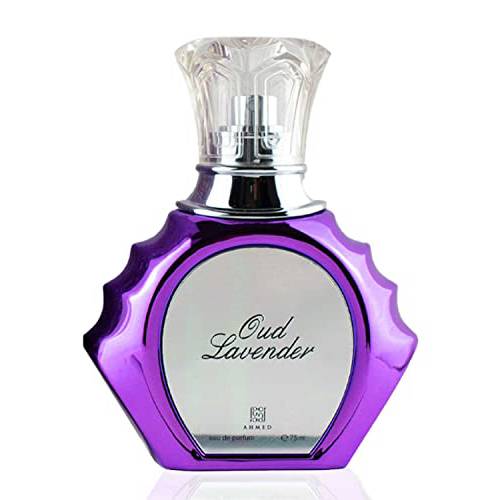 OUDH LAVENDER EDP - 75 ML | Unisex Oriental Fragrance for Men and Women | Bold, Fresh,Luxurious and Sensual Versatile Oudh Leather Perfume | by Al Maghribi Arabian Oud and Perfumes Dubai