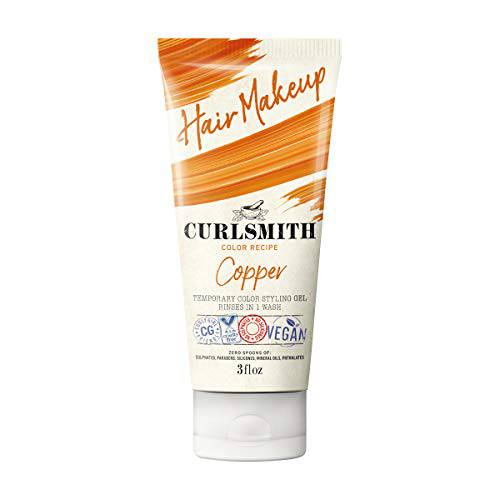 Curlsmith - Hair Makeup - Vegan Temporary Hair Color and Styling Gel (Copper 3fl.oz)
