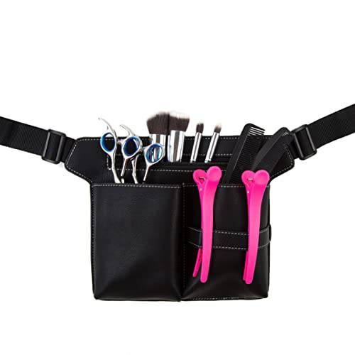 Stylist Tool Belt - Polyester Tool Pouch Belt for Salon Stylists - Holds 2 Shears - Shears Holder - Scissor Holster for Hairdressers - Shear Holster - Scissors Holder