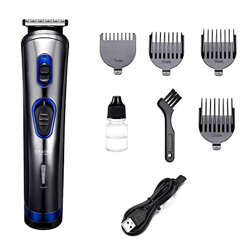 CHAOBO Hair Clippers for Men Beard Trimmer Home Cordless Hair Cutting Kit for Barbers Rechargeable Electric Hair Clipper with USB