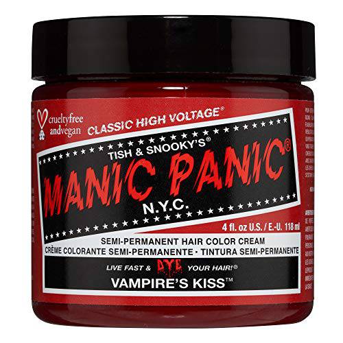 MANIC PANIC Vampires Kiss Hair Dye Classic, 3.99 Fl Oz (Pack of 1) (HCR 11042)