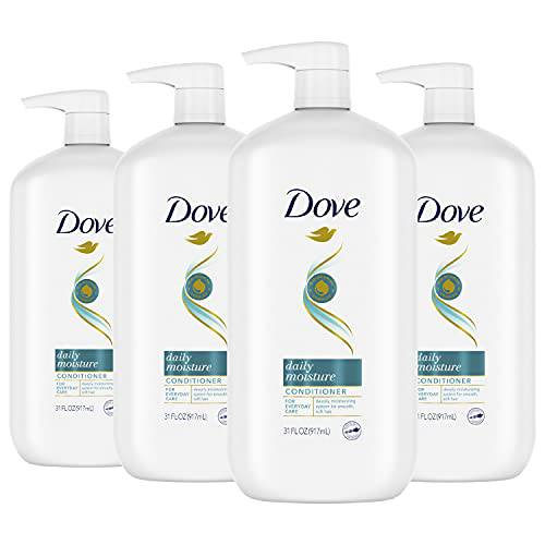 Dove Moisturizing Conditioner with Pump Moisture conditioner for Dry Hair Daily Moisture Detangles and Nourishes Dry Hair 31 Ounce (Pack of 4)