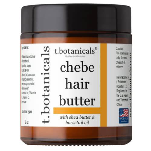 t.botanicals Chebe Butter, Chebe Hair Butter for Hair Growth, Hair Thickening, Chebe Hair Growth Butter, Ayurvedic Hair Butter with Horsetail