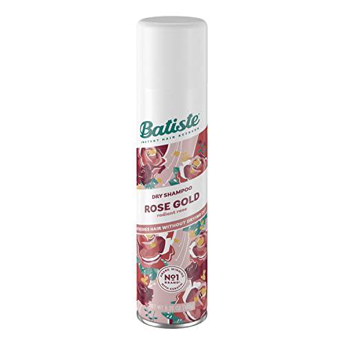 Batiste Dry Shampoo, Rose Gold, Refresh Hair And Absorb Oil Between Washes, Waterless Shampoo For Added Hair Texture And Body, 6.35 OZ Dry Shampoo Bottle