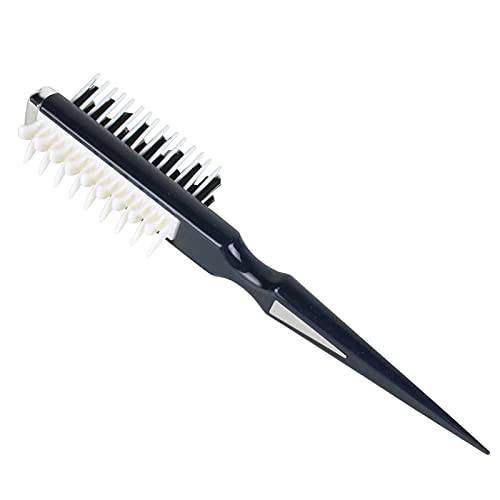 NC 2-Piece Hair Styling Comb, Shark Comb, Hairdresser, Portable Multi-Function Hair Comb, Suitable for All Types of Women and Men 24.9×5×2.7Cm Black