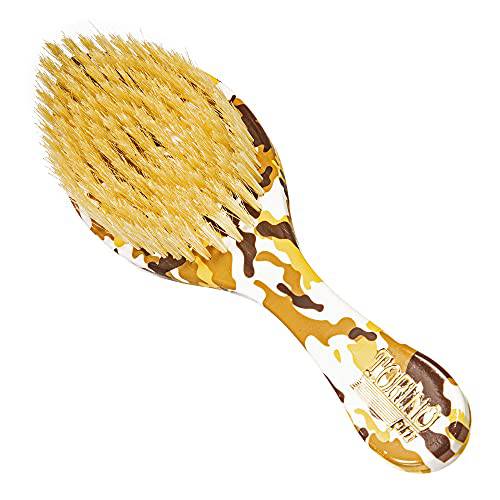 Torino Pro Curve Wave brush 206- Soft 100% boar bristle Curved 360 Wave Brush - Great for laying down 360 waves and use before using wave cap or durag - Luxury waves brush for men 360