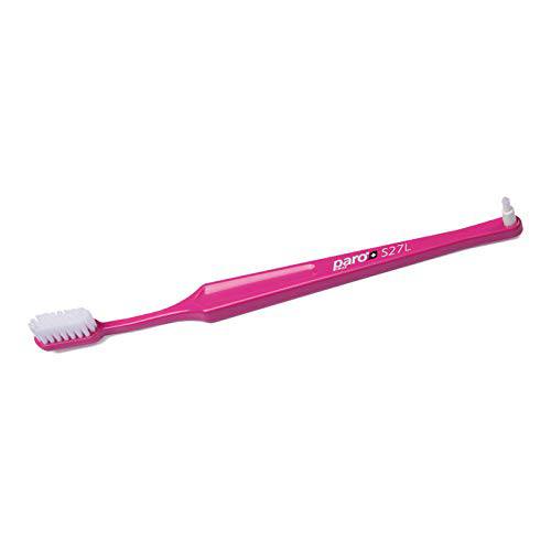 Paro S27L Toothbrush 739 | Small Brush Head with Soft Bristles Exchangeable Inter Space F | 3 Rows, 27 Tufts