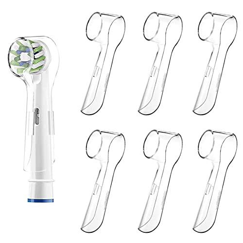 8 Pcs Electric Toothbrush Cover Compatible with Oral B Rotating Replacement Heads, Iteryn Toothbrush Cap Convenient for Travel, Toothbrush Accessories to Keep Dust Away for Better Health- White