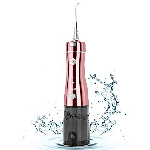 IMTUN Water Flosser Cordless for Teeth -3 Modes Dental Oral Irrigator, Portable and Rechargeable IPX7 Waterproof Powerful Battery Life Water Teeth Cleaner Picks for Home Travel