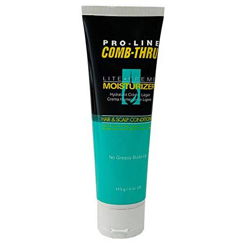 Pro-Line Comb-Thru Lite-Cr?me Moisturizer, Hair & Scalp Conditioner for Men, 4-Ounce Tubes by Pro-Line