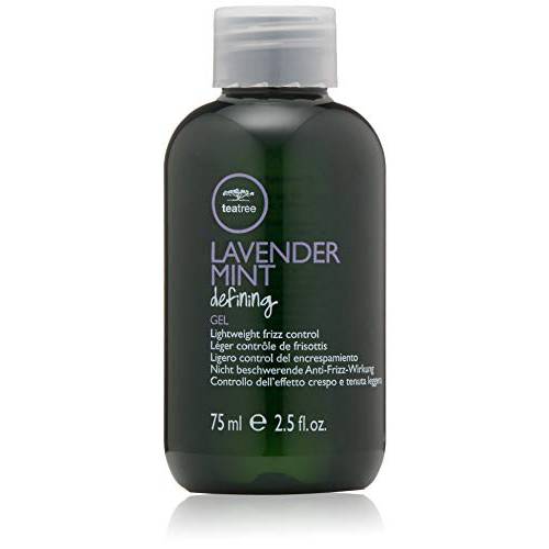 Tea Tree Lavender Mint Defining Gel, Lightweight Frizz Control, For Coarse, Curly + Dry Hair
