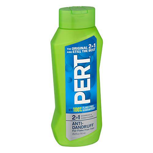 Pert Plus 2 in 1 Shampoo + Conditioner Dandruff Control 25.40 oz (Pack of 4)