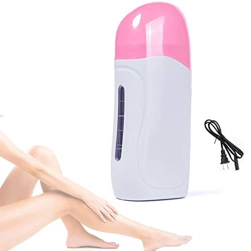 Portable Wax Warmer For Hair Removal, LIARTY Electric Depilatory Roll On Wax Heater Home Waxing Kit for Travel, At-home Waxing, SPA (Pink)
