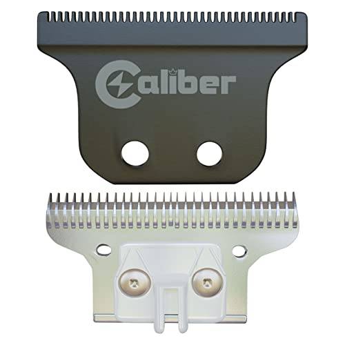 Caliber Pro Replacement Blade for .38 Trimmer - Cordless Trimmer Spare Japanese Steel Carbon Coating Blade - Smooth and Sharp Blades for Men’s Electric Beard & Hair Trimmers (Special Premier Blades)