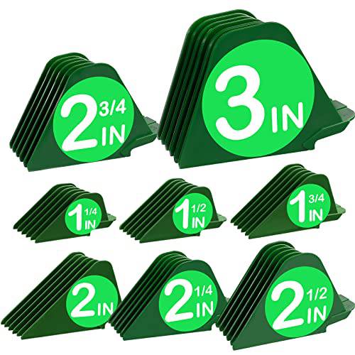 3 Inch Large Clipper Guards, XL Clipper Guards with 8 Cutting Lengths from 3in & 2.75in & 2.5in & 2.25in & 2in & 1.75in & 1.5in & 1.25in Fits Most Wahl Full Size Hair Clippers (8pcs Green 3 Inch)