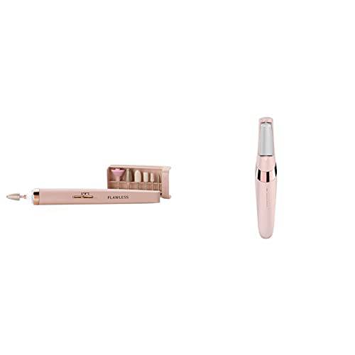 Finishing Touch Flawless Salon Nails Kit, Electronic Nail File and Full Manicure and Pedicure Tool with Finishing Touch Flawless Pedi Electronic Tool File and Callus Remover, Pedicure