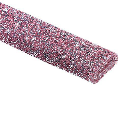 Lurrose Nail Art Table Mat with Diamond Nail Salon Manicure Arm Wrist Rest Sponge Holder Mat Nail Art Making Supplies (Red)