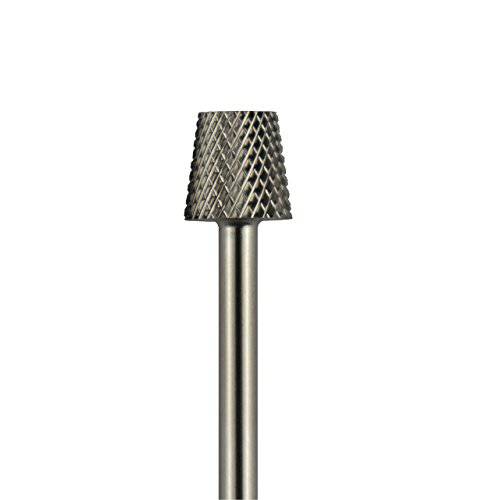C & I 4 Week Backfill Carbide Nail Drill Bit for Electric Manicure Drill Machine (4 Week Tapered, Silver)